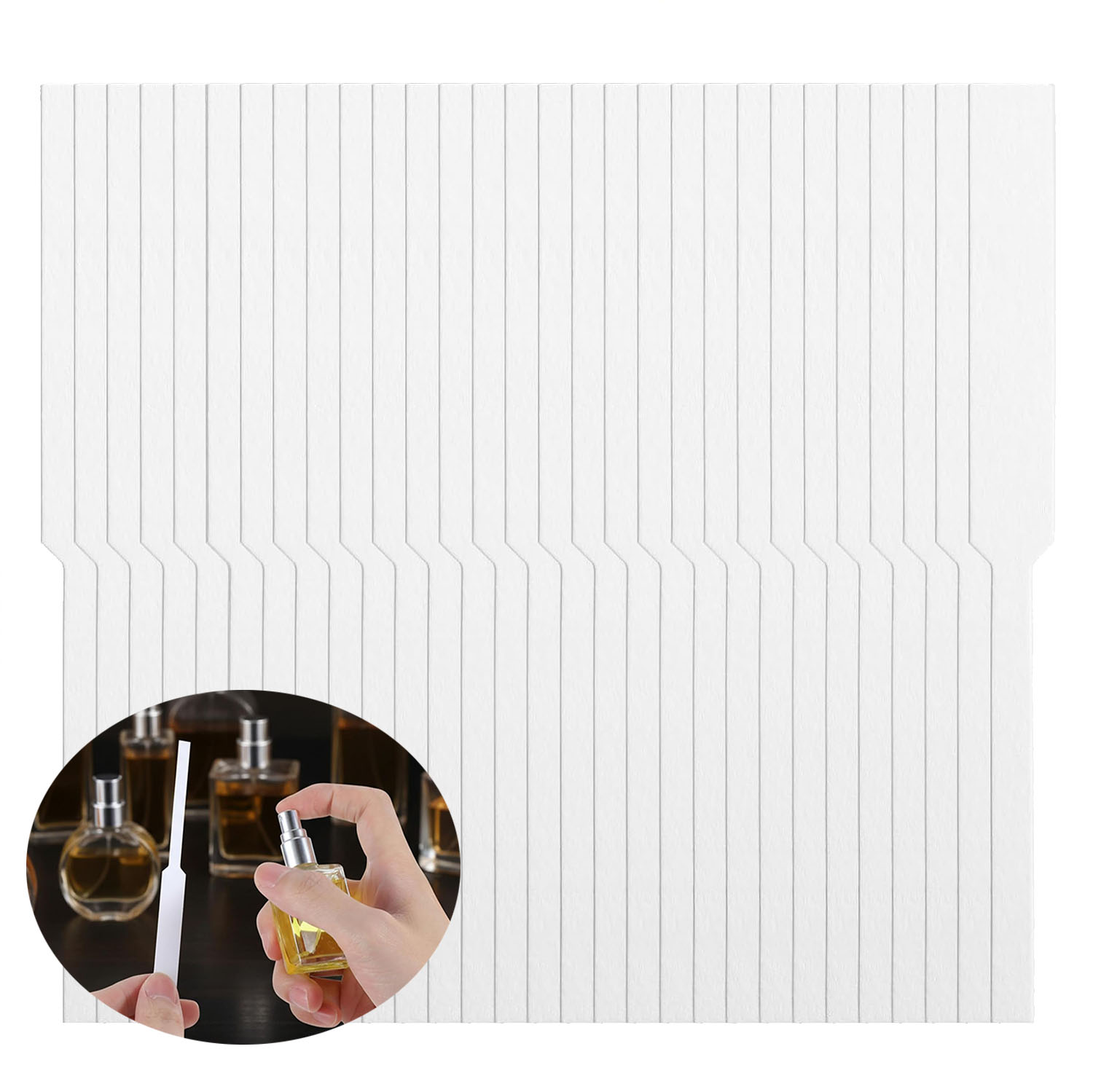 Perfume Fragrance Bulk - Großpackung 100/200 Stück Duftteststreifen Parfümprobenpapiere für